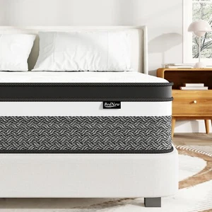 14" Gel Memory Foam Hybrid Mattress Spring Full King Queen size Bed in A Box - Picture 1 of 7