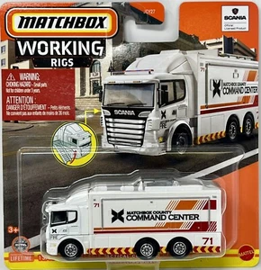 Matchbox Working Rigs Scania Tactical Command Center 2024 Free Shipping - Picture 1 of 3