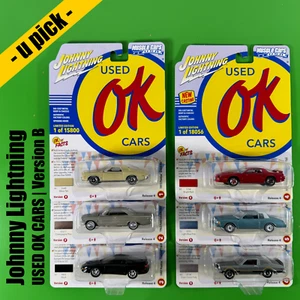 JOHNNY LIGHTNING Used OK Cars -YOU PICK- (2021 Release 4, Version B) - Picture 1 of 25