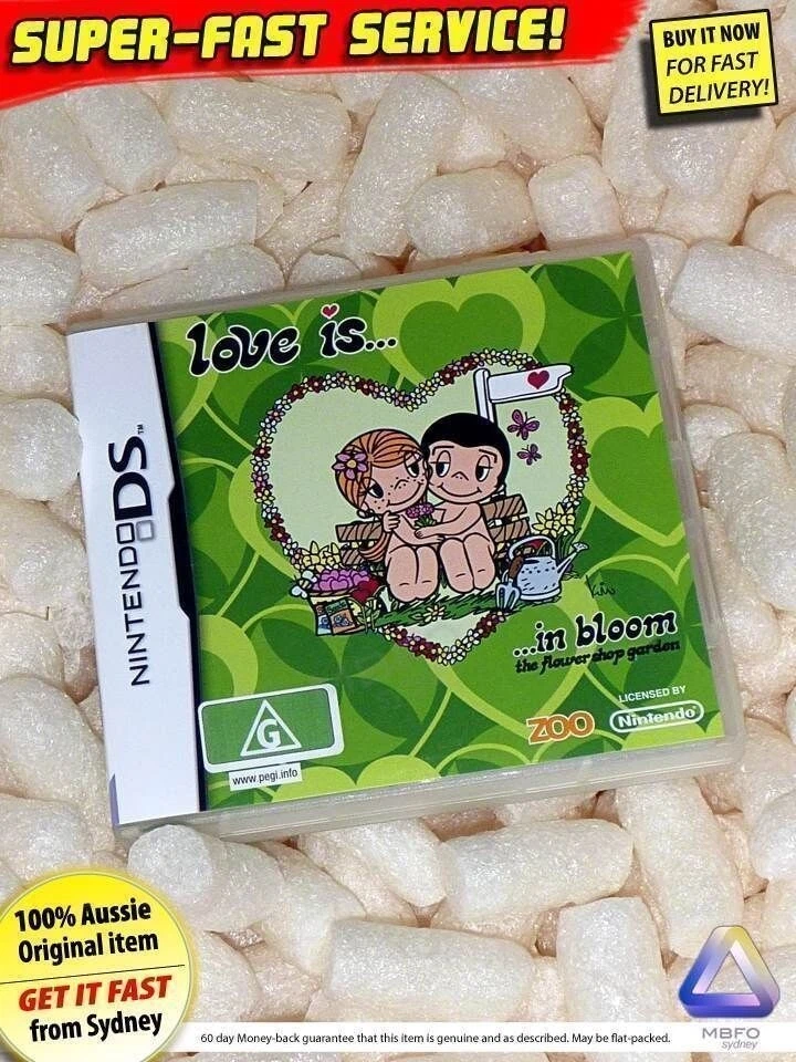 Love Is In Bloom NEW *RARE AU Nintendo DS 2DS 3DS XL NDS Console Quirky cute RPG - Image 1 of 1