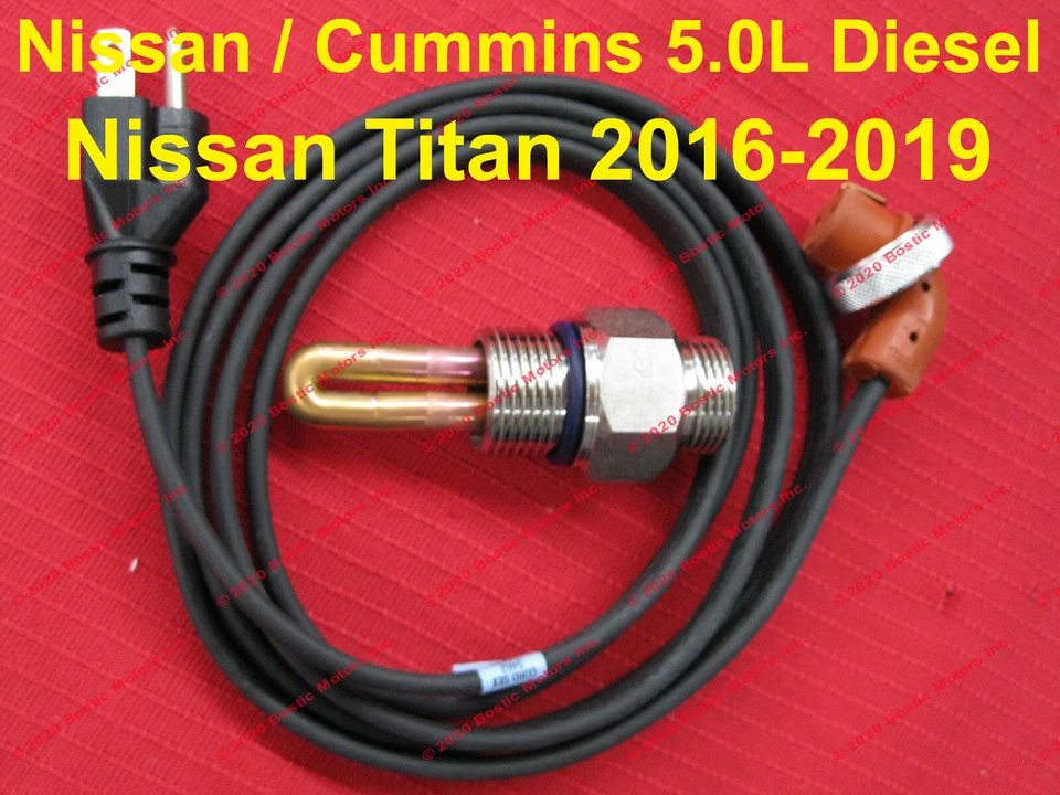 Bloque calentador se adapta a: Nissan Titan Cummins 5,0 L diésel V8 (2016-2019) Foto 1 de 1
