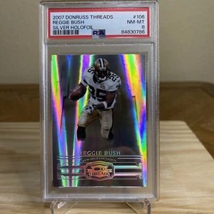 2007 Donruss Threads Foglio olografico argento #106 Reggie Bush/100 - Foto 1 di 3