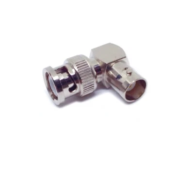 1pc BNC Male to BNC Female RF Coax Adapter Right Angle 90-Degree Convertor NEW - Image 1 of 4