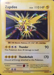 Zapdos XY 042/108 LP Pokémon Evolutions Series - Picture 1 of 4