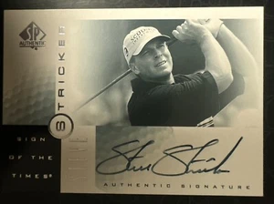 Steve Stricker 2001 Upper Deck SP certificado autógrafo signo de los tiempos (5872) - Imagen 1 de 2
