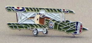 Sopwith Camel Flugzeug Pin Abzeichen. WW ein Flugzeug. Metall. Emaille. - Bild 1 von 1
