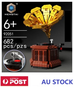 Creator Series Nostalgic Disk Reproducer Phonograph Gramophone Building Blocks - Picture 1 of 9