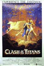 CLASH OF THE TITANS ORIGINAL ROLLED 40x60 MOVIE POSTER 1981