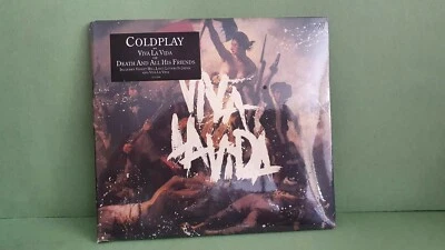 BRAND NEW & SEALED PROMO STICKERED CD ALBUM OF "VIVA LA VIDA" BY COLDPLAY - Image 1 of 2