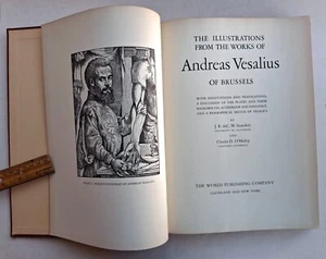 Vesalius Illustrations Works of Andreas Vesalius Human Anatomy 1950 HC no Dstjkt - Picture 1 of 14