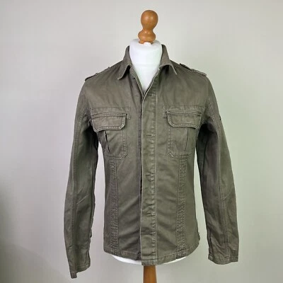 Springfield Small S Khaki Green Military Army Style Jacket - S2 Mex 36 - Image 1 of 4
