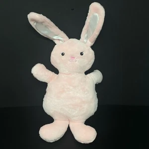 Grasslands Road Pink Bunny Rabbit Plush 16" Stuffed Animal Satin Posable Ears  - Picture 1 of 4