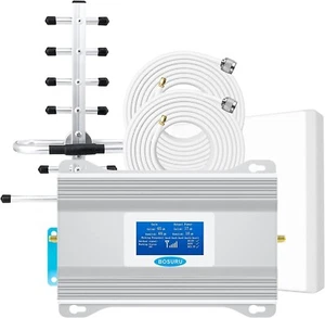 Verizon Cell Phone Signal Booster AT&T Signal Booster-Mobile Cell Signal Booster - Picture 1 of 9