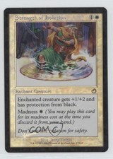 2002 Magic: The Gathering - Torment Foil Strength of Isolation #17 fm0