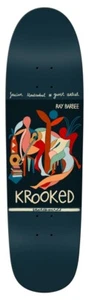 Krooked Ray Barbee Little Postcards 8.88 Old School Shaped Skateboard Deck - Picture 1 of 1