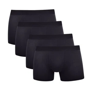 Confezione 3 e 6 Boxer Uomo Nero Tronchetti, Comfort Fit Boxer Uomo Intimo - Foto 1 di 2