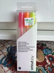 Cricut Joy • Glitter Gel pens 3-pack (Pink, Orange, Yellow) 0.8mm - Picture 1 of 2