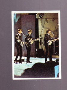 1964 TOPPS BEATLES COLOR CARD # 37 NEAR MINT