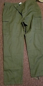PROPPER GREEN COMBAT TROUSERS WAIST 39 W, HORSE MOTORCYCLE RIDING PANTS XL - Picture 1 of 4
