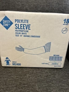 Safety Zone® PolyLite® (Polypropylene) Sleeve Cover, 18" Length. 200 Count. - Picture 1 of 1