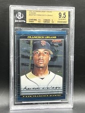 2002 Bowman Draft Picks Chrome Francisco Liriano Rookie BGS 9.5 Giants Twins RC