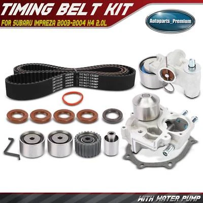 12x Nuevo Kit de correa de distribución para Subaru Impreza 2003-2004 H4 2,0 L GAS con bomba de agua Foto 1 de 4