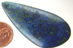 BUTW Malachite Azurite Free Form Cabochon Lapidary Gemstone 6291P - Picture 1 of 1