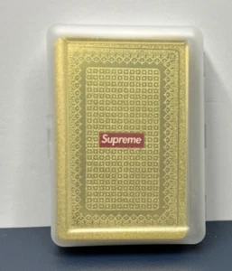 Supreme Gold Foil Playing Cards Brand New Reflective (Rare) - Picture 1 of 5