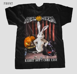 HELLOWEEN - T-shirt unisex in cotone coniglio non viene facile da S a 5XL US960 - Foto 1 di 2