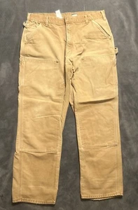 De Colección Carhartt Doble Rodilla 38x32 Envejecido Hecho en EE. UU. - Imagen 1 de 8
