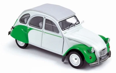 CITROEN 2CV DOLLY BLANC & VERT 1985 NOREV 181512 1/18 WHITE GREEN 1:18 LHD 2 cv - Photo 1/4