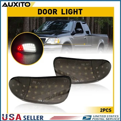 Panel LED Puerta Interior Cortesía Luz Lámpara Ahumada Para Ford F150 F250 1997-2003 Foto 1 de 4