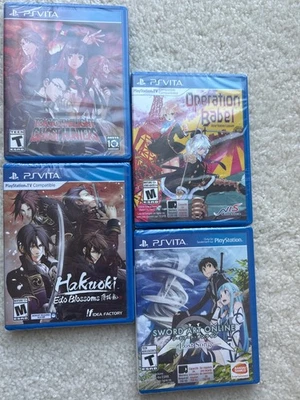 4 Random PlayStation PS Vita Games Lot New SEALED - Image 1 of 2
