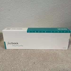 Fastback Binder Strips 11" DARK BROWN & MEDIUM 100 Strips! NEW - Picture 1 of 7
