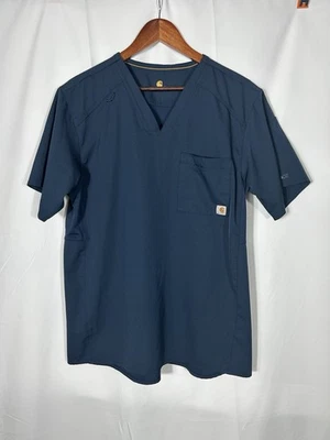 Carhartt Men's Slim Fit V-Neck C15106 Short Sleeve Scrub Medical Top Size M - Image 1 of 4