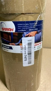 Sarah Paketband starkes strapazierfähiges Klebeband braun Klebeband für Umzug - Bild 1 von 3