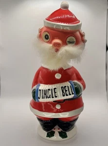 Decanter Babbo Natale MCM vintage con testa di Bobble e occhi lampeggianti  - Foto 1 di 8