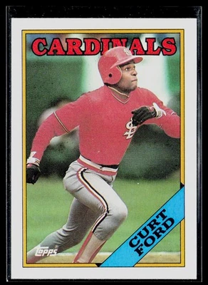 Curt Ford 1988 Topps #612 St. Louis Cardinals - Image 1 of 2