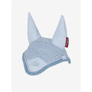 Mini LeMieux Fliegenhaube - eng gestrickt gehäkelt Glyzinie/Nebel/Kiwi - 11,2-13hh Ponys - Bild 1 von 10