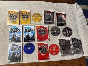 6 Lot Nintendo Wii Rock Band Sealed Classic Country Metal Band 2 Track Pack - Picture 1 of 11