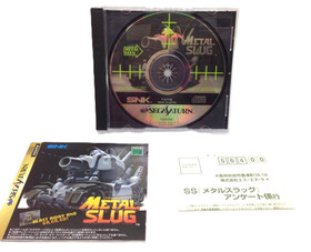 Metal Slug Sega Saturn SS Retro Action Shooting Game Japan Import Tested Rare