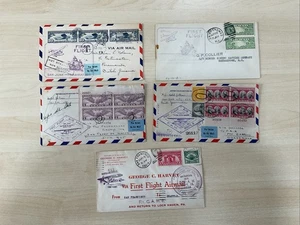 U.S.A. First Flight Airmail 1926-1929 X 5 Artikel. *290 - Bild 1 von 17
