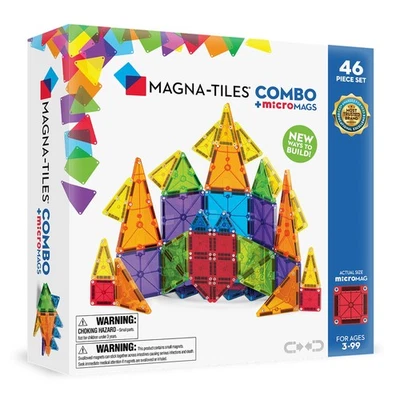 MAGNA-TILES® Combo 46-Piece Magnetic Construction Set, The Original Magnetic - Image 1 of 4
