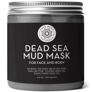 Dead Sea Mud Mask Treatment for Oily Skin, Blackhead, Acne, Dead Skin 8.8Oz by - Picture 1 of 12