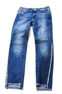 DL1961 Girl's Five Pockets Medium Wash Skinny Denim Pant Size 7 - Picture 1 of 5