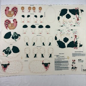 Vintage Stoff Panel Stack A Male von Wamsutta Cut N Sew Küche - Bild 1 von 9