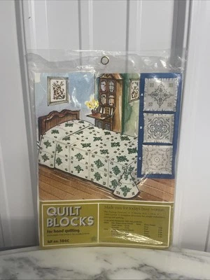 Bloques de edredón VOGART estampados para bordado #584C motivo floral punto de cruz nuevos Foto 1 de 3