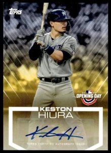 2020 Topps Opening Day Autographs Keston Hiura Auto Milwaukee Brewers #ODA-KH - Picture 1 of 2