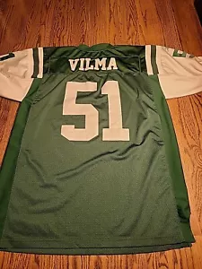 Jonathan Vilma New York Jets REEBOK Mens Size Large Jersey VINTAGE NFL Football - Picture 1 of 13