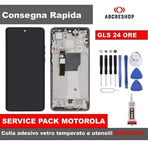 DISPLAY FRAME SERVICE PACK MOTOROLA MOTO EDGE 40 NEO XT2307 TOUCH NERO O BLU - Photo 1/2